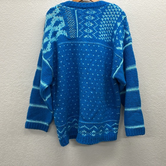 Revolve X Free People Snow Day Pullover Sweater in Frozen Lake Combo XL Dress - Picture 9 of 9